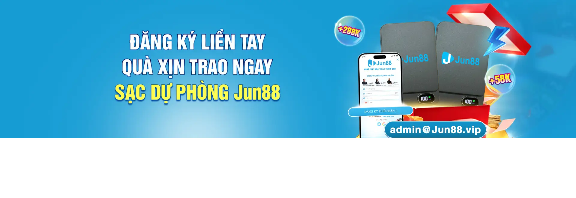 Jun88aa1 Đăng ký liền tay nhận quà xịn trao ngay